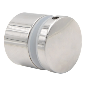 Supporto puntuale per vetro 8-21,52 mm fi 50/30/M10x45 AISI 304 sistema piatto lucido