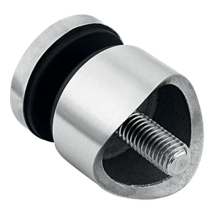 Fissaggio puntuale per vetro 6-12mm fi 30/13/M8x40 AISI304 sistema 42,4 satinato