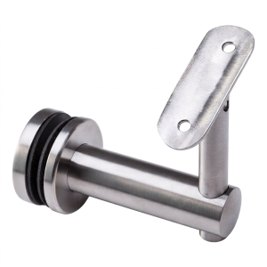 Fissaggio corrimano per vetro 10,76-25,52mm Ø 50mm AISI304 sistema 42,4 satinato