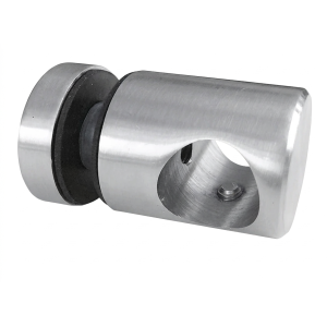 Supporto passante e puntuale ø 16mm ø 25/30/M6x15 vetro 6-11,52mm AISI304 satinato