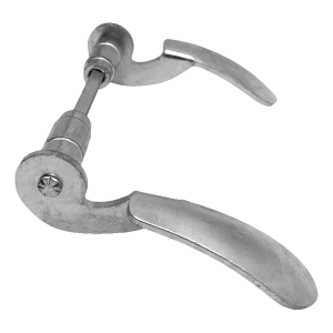 PSG maniglia per porta forgiata zincata H145×L85 mm – set liscio