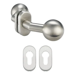 PSG set pomello-pomello mobile in acciaio inox AISI 304 con placche ovali