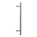 Maniglione porta monopezzo rotondo ø32 × 1200 mm – acciaio AISI 304, satinato, montaggio 45° 000-719 (1)