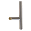 Maniglione porta monopezzo rotondo ø32 × 1200 mm – acciaio AISI 304, satinato, montaggio 45° 000-719 (2)