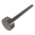 Maniglia per porta unilaterale rotonda 32×800 mm – acciaio inox AISI 304, satinato, fissaggio 45° 000-723 (3)