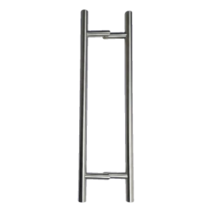PSG maniglia porta bilaterale tonda 45° acciaio inox AISI 304 satinato 32×1200 mm