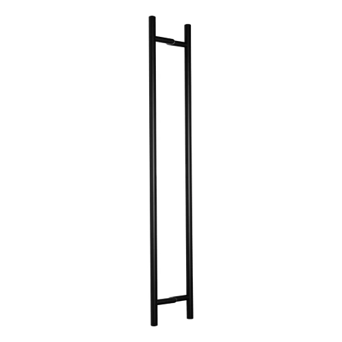 PINOX maniglione per porta bidirezionale rotondo nero Ø 32 x 1400 mm AISI 304 000-747 (1)