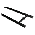 PINOX maniglione per porta bidirezionale rotondo nero Ø 32 x 1400 mm AISI 304 000-747 (2)