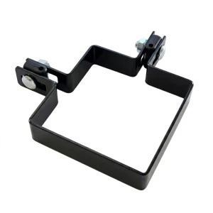 Staffa angolare per pannelli di recinzione 100x100 mm nero