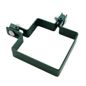Staffa angolare per pannelli di recinzione 100x100 mm verde