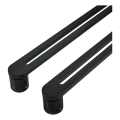PSG maniglia porta bidirezionale rettangolare 90° acciaio nero 40×450 mm 000-768 (4)