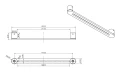 PSG maniglia porta bidirezionale rettangolare 90° acciaio nero 40×450 mm 000-768 (7)