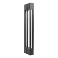 PSG maniglia porta doppia faccia rettangolare 90° acciaio nero opaco 40×478 mm 000-769 (1)