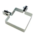 Staffa angolare per pannelli di recinzione 100x100 mm zincata 000-773 (1)