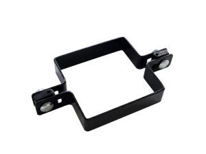 Staffa intermedia per pannelli di recinzione 100x100 mm nero