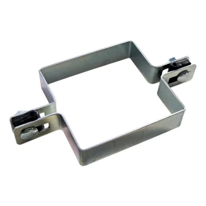 Staffa intermedia per pannelli di recinzione 100x100 mm zincata