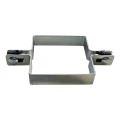 Staffa intermedia per pannelli di recinzione 100x100 mm zincata 000-777 (2)