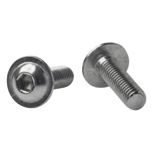 Vite a testa bombata con flangia M6x20 A2 inox ISO 7380-2