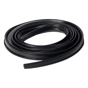 Kozza – guarnizione EPDM per mancorrente in alluminio per vetro 16–17,52 mm, rotolo 50 m, nero