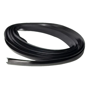 Kozza – guarnizione EPDM per corrimano in alluminio su vetro 20–21,52 mm, 5 m, nera