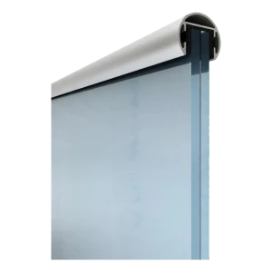 Kozza – corrimano in alluminio rotondo Ø40 mm per vetro 16–21,52 mm, lunghezza 5 m, anodizzato opaco