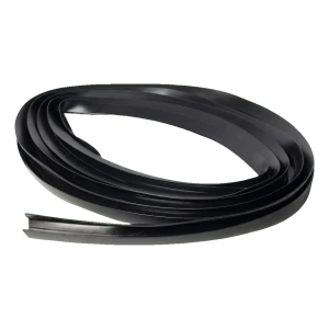 Kozza – guarnizione EPDM per profilo di presa in alluminio per vetro 20–21,52 mm, rotolo 50 m, nero