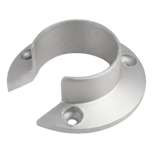 Kozza supporto assiale per corrimano in alluminio rotondo ø 40 mm – anodizzato opaco