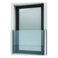 Kozza KB5000 – parapetto francese completo in alluminio H1100 mm, vetro 16–17,52 mm, anodizzato opaco 000-851 (10)