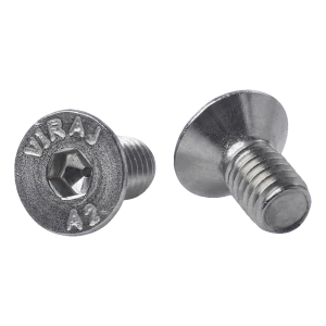 Vite a testa svasata M6x12 mm A2 DIN 7991 – attacco esagonale, acciaio inossidabile