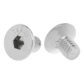 Vite a testa svasata M6x10 DIN 7991 – acciaio inox A2 (AISI 304), attacco esagonale 000-815 (1)