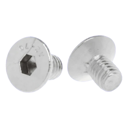 Vite a testa svasata M6x10 DIN 7991 – acciaio inox A2 (AISI 304), attacco esagonale 000-815 (1)