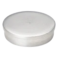 Tappo copriforo in alluminio Kozza per profili ringhiere tutto vetro KE 105 / KE 115 – anodizzato opaco 000-847 (1)