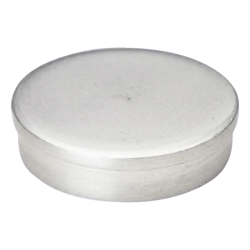 Tappo copriforo in alluminio Kozza per profili ringhiere tutto vetro KE 105 / KE 115 – anodizzato opaco 000-847 (1)