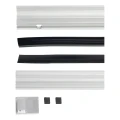 Kozza KB5000 – balcone francese completo in alluminio H1100 mm, sistema piano, anodizzazione opaca 000-850 (6)