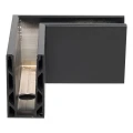 Kozza KE 100 – profilo U angolare interno 90° per balaustre interamente in vetro, grigio scuro 000-855 (3)