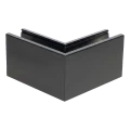Kozza KE 100 – profilo U d'angolo esterno 90° per balaustre completamente vetrate, grigio scuro RAL 7021 000-858 (2)