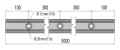 Kozza KE 100 – profilo a U per balaustre completamente in vetro 5000 mm grigio scuro 000-862 (4)