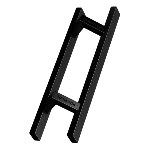 PINOX maniglia per porta rettangolare bifacciale 40×20 mm nero satinato 500 mm
