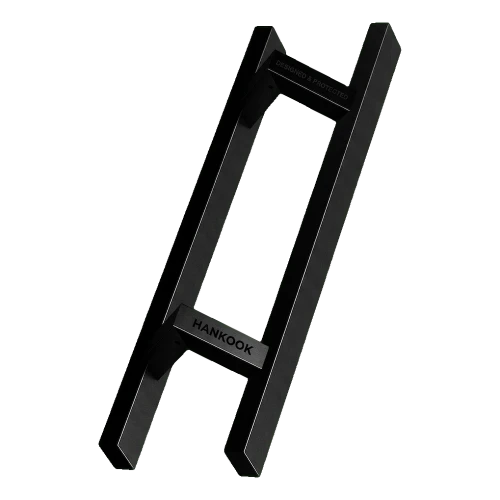 PINOX maniglia per porta rettangolare bifacciale 40×20 mm nero satinato 500 mm 000-735 (1)