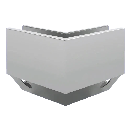 Kozza KE 120 – profilo U angolare 90° per ringhiere completamente vetrate, esterno, fissaggio laterale 000-874 (1)