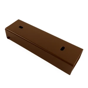 Staffa a C di collegamento per zoccolo 200x55 marrone