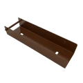 Profilo a "C" connettore staffa per sottofondazione 200x55 marrone GPV-700-25 (2)