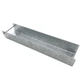 Profilo a U connettore supporto per zoccolatura 250x50 Zincato GPV-700-39 (2)