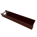 Profilo a U connettore supporto per zoccolatura 250x50 Marrone GPV-700-40 (2)