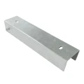 Profilo a U connettore supporto per zoccolatura 250x55 Zincato GPV-700-44 (1)