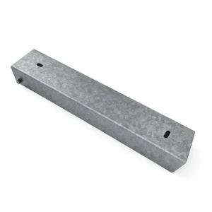 Profilato a C giunto staffa per zoccolo 300x55 zincato