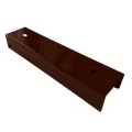 Profilo a U connettore supporto per zoccolatura 250x55 Marrone GPV-700-45 (1)