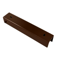 Profilato a C supporto per muretto 300x55 marrone
