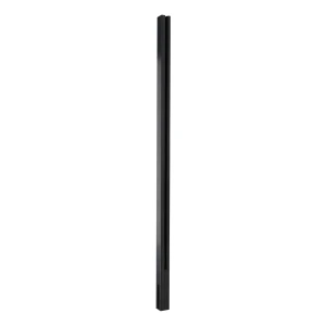 Montante angolare ringhiera 45x45x1283mm vetro 8,72mm grigio scuro Kozza KR7500