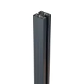 Montante angolare ringhiera 45x45x1283mm vetro 8,72mm grigio scuro Kozza KR7500 000-890 (4)